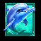 waves of poseidon dolphin symbol