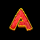 waves of poseidon letter a symbol