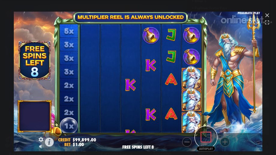waves of poseidon slot free spins