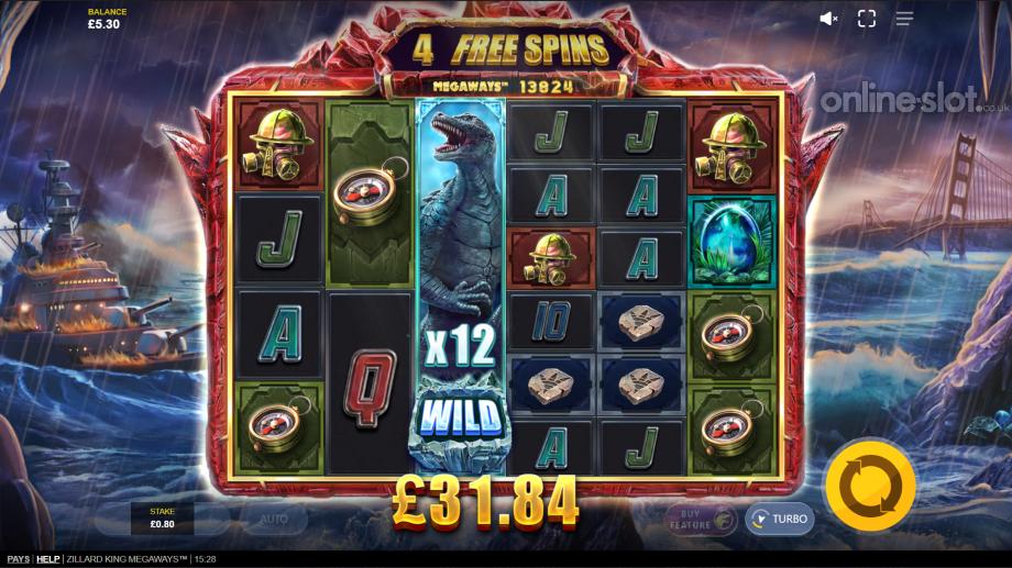 zillard king megaways slot free spins