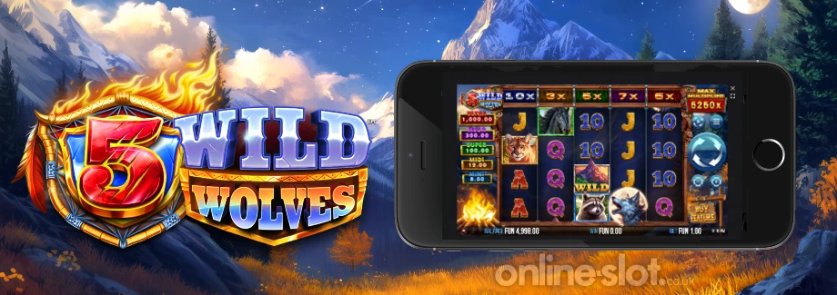 5 wild wolves mobile slot
