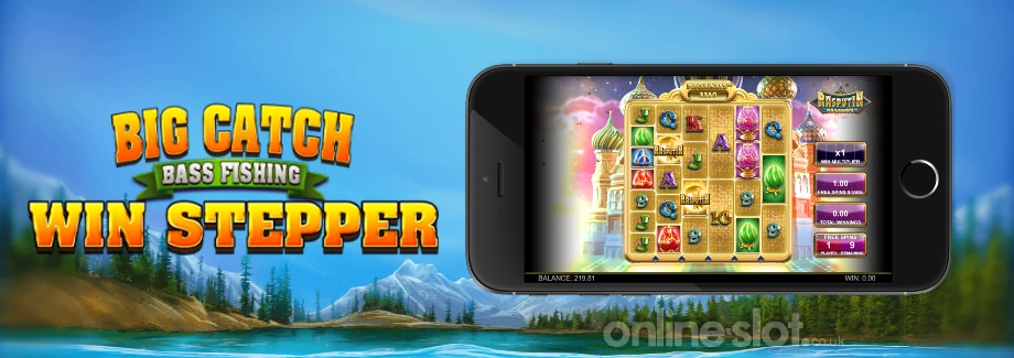 big catch bass fishing win stepper mobile slot