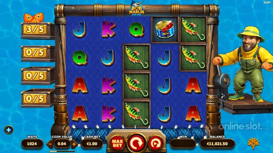 bob marlin goes deep slot base game