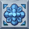 conquer babylon blue flower symbol