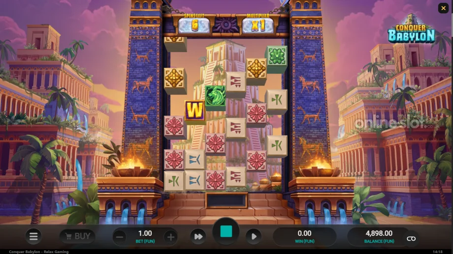 conquer babylon slot free spins