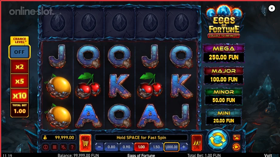 eggs of fortune slot base game