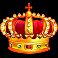 fire blaze orange wizard crown symbol