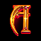 fire blaze orange wizard letter a symbol