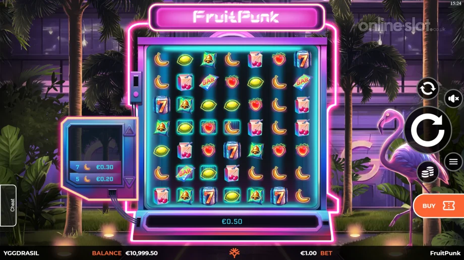 fruitpunk slot base game