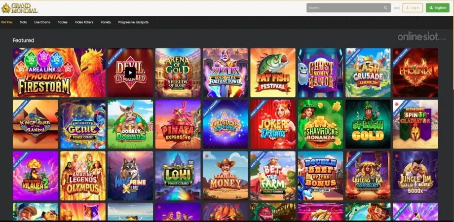 grand mondial casino site