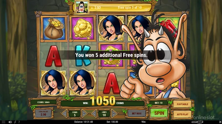 hugo slot free spins
