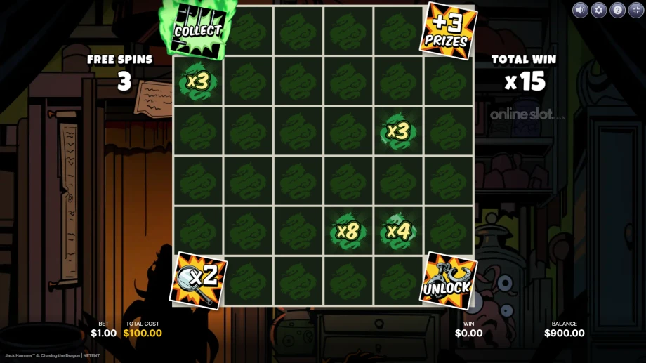 jack hammer 4 slot free spins