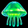 juicy jelly thunder ways neon green jellyfish symbol