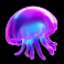 juicy jelly thunder ways neon purple jellyfish symbol