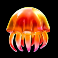 juicy jelly thunder ways neon red jellyfish symbol