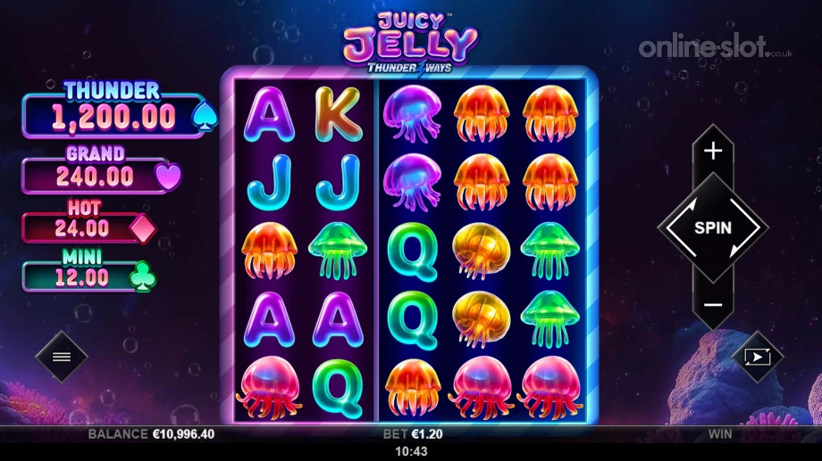 juicy jelly thunder ways slot base game