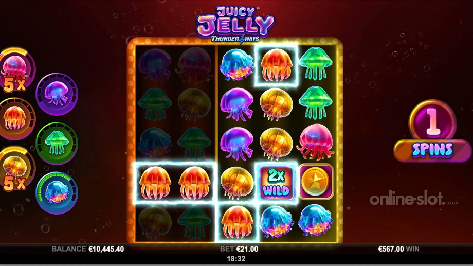juicy jelly thunder ways slot free spins
