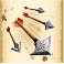 300 shields slot arrow symbol