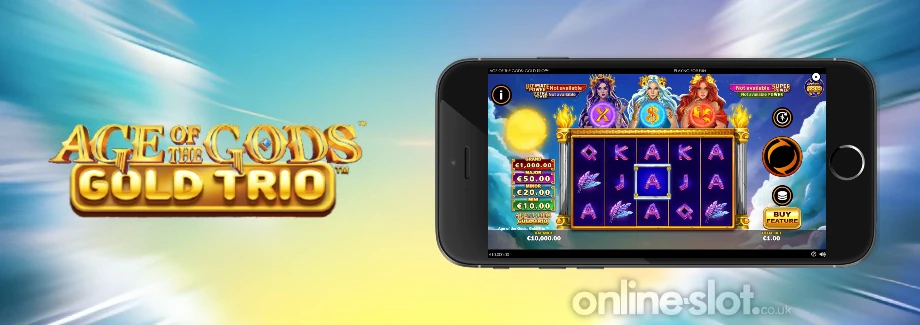age of the gods gold trio mobile slot