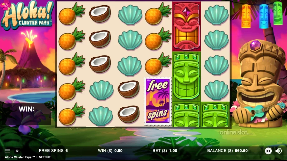 aloha cluster pays slot free spins