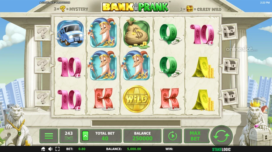 bank or prank slot base game