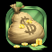 bank or prank slot money bag symbol