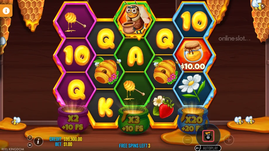 bee keeper slot free spins