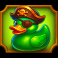 bob marlin goes wild fight rushing wilds slot green duck symbol
