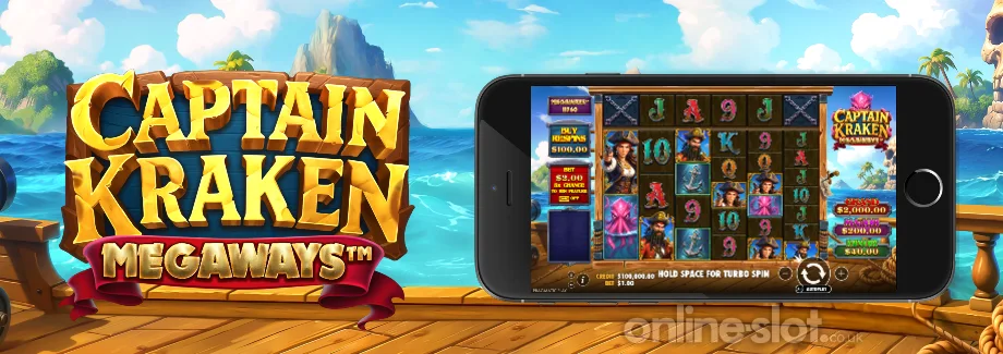 captain kraken megaways mobile slot
