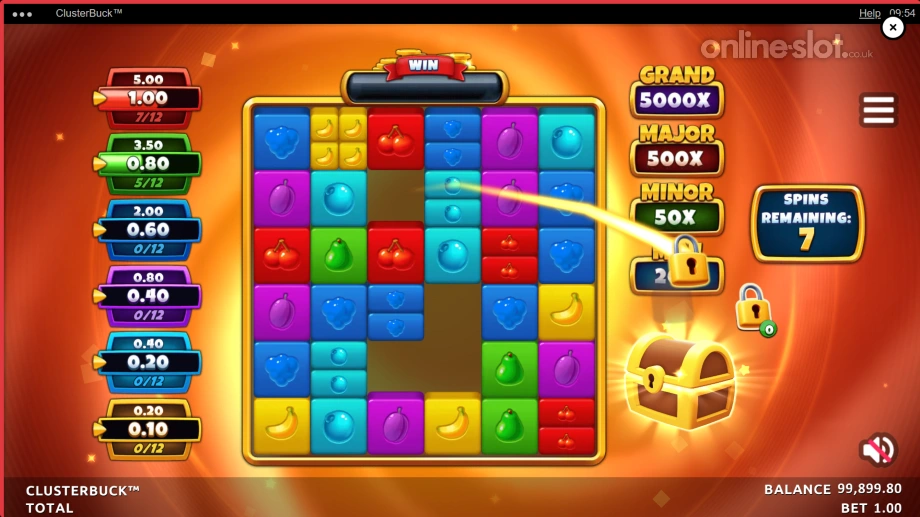 clusterbuck slot free spins
