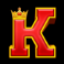 diamond charge hold and win slot K symbol