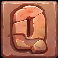 dino drop letter q symbol
