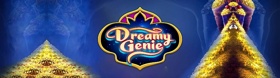 dreamy genie atomic slot lab banner