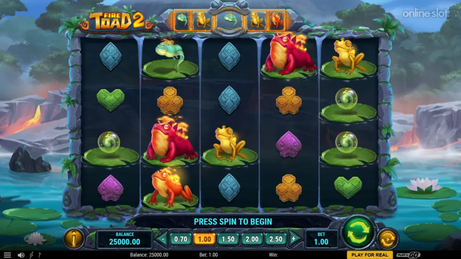 fire toad 2 slot base game