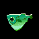 fish and bird green fish symbol