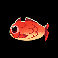 fish and bird red fish symbol