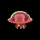 fish and bird red jellyfish symbol