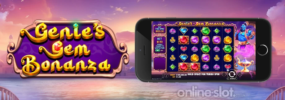 genie's gem bonanza mobile slot