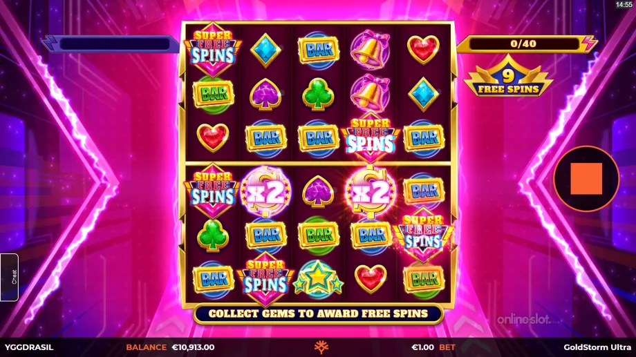 gold storm ultra slot super free spins