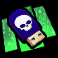 hackers haven slot usb stick symbol