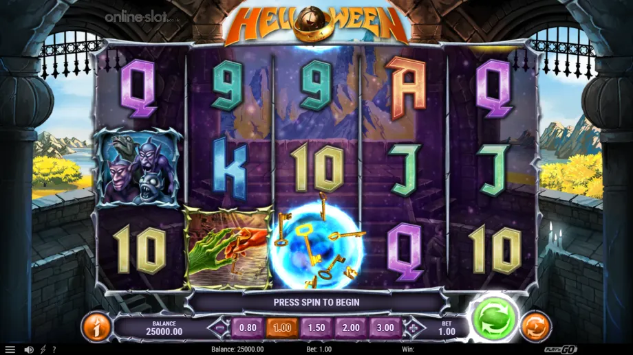 helloween slot base game
