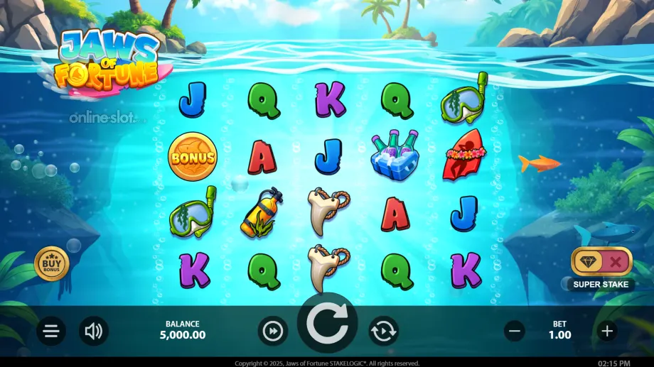 jaws of fortune slot base game