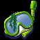 jaws of fortune slot scuba mask symbol