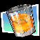 miami mayhem cup of booze symbol