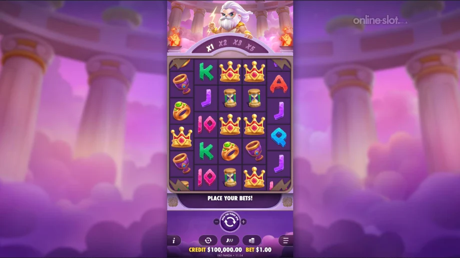 olympus wins super scatter slot base game