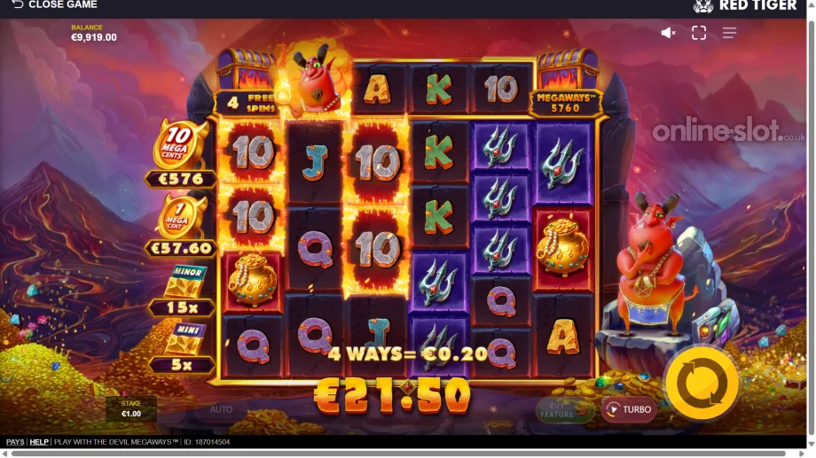 play with the devil megaways slot free spins