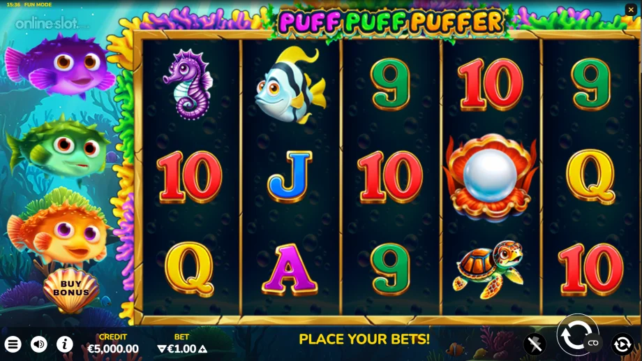 puff puff puffer slot base game