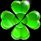 rain balls slot green clover symbol