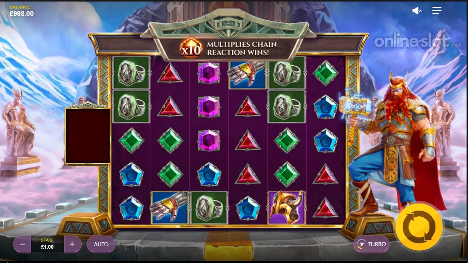 thors rage slot base game