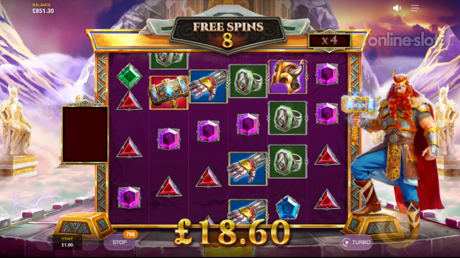thors rage slot free spins